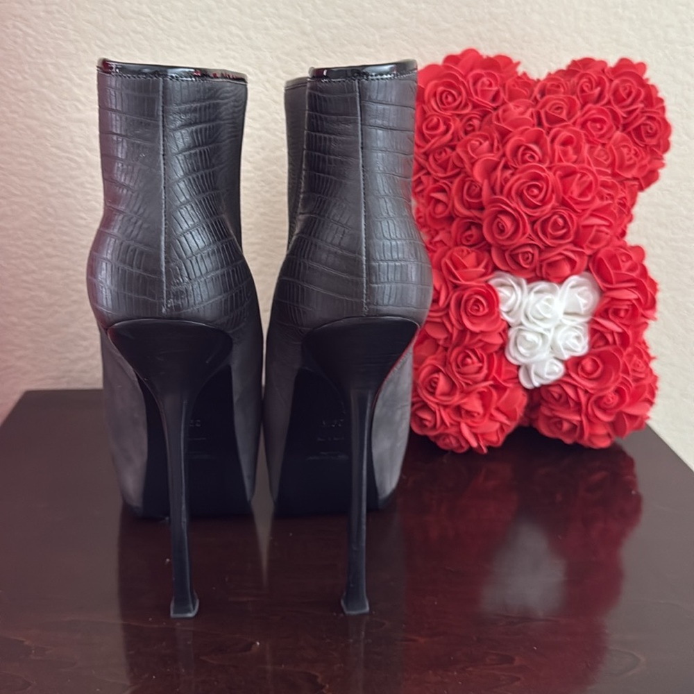 Gorgeous YSL Yves Saint Laurent Tribtoo 105 Degrade Platform Ankle Booties Boots - Picture 4 of 8